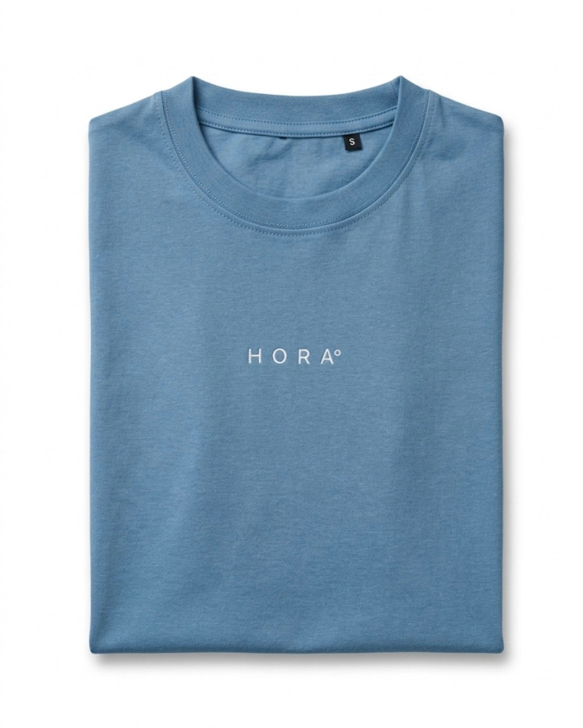 T-SHIRT HORA° — BLEU CIEL