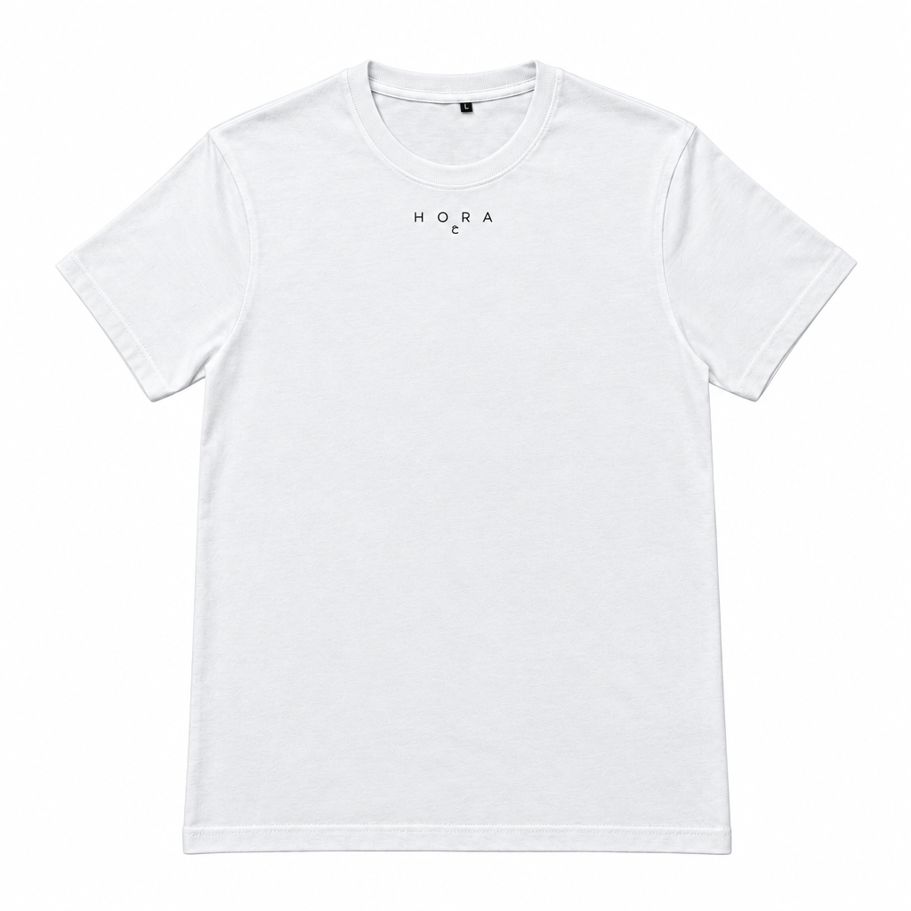 T-shirt HORA° — Blanc