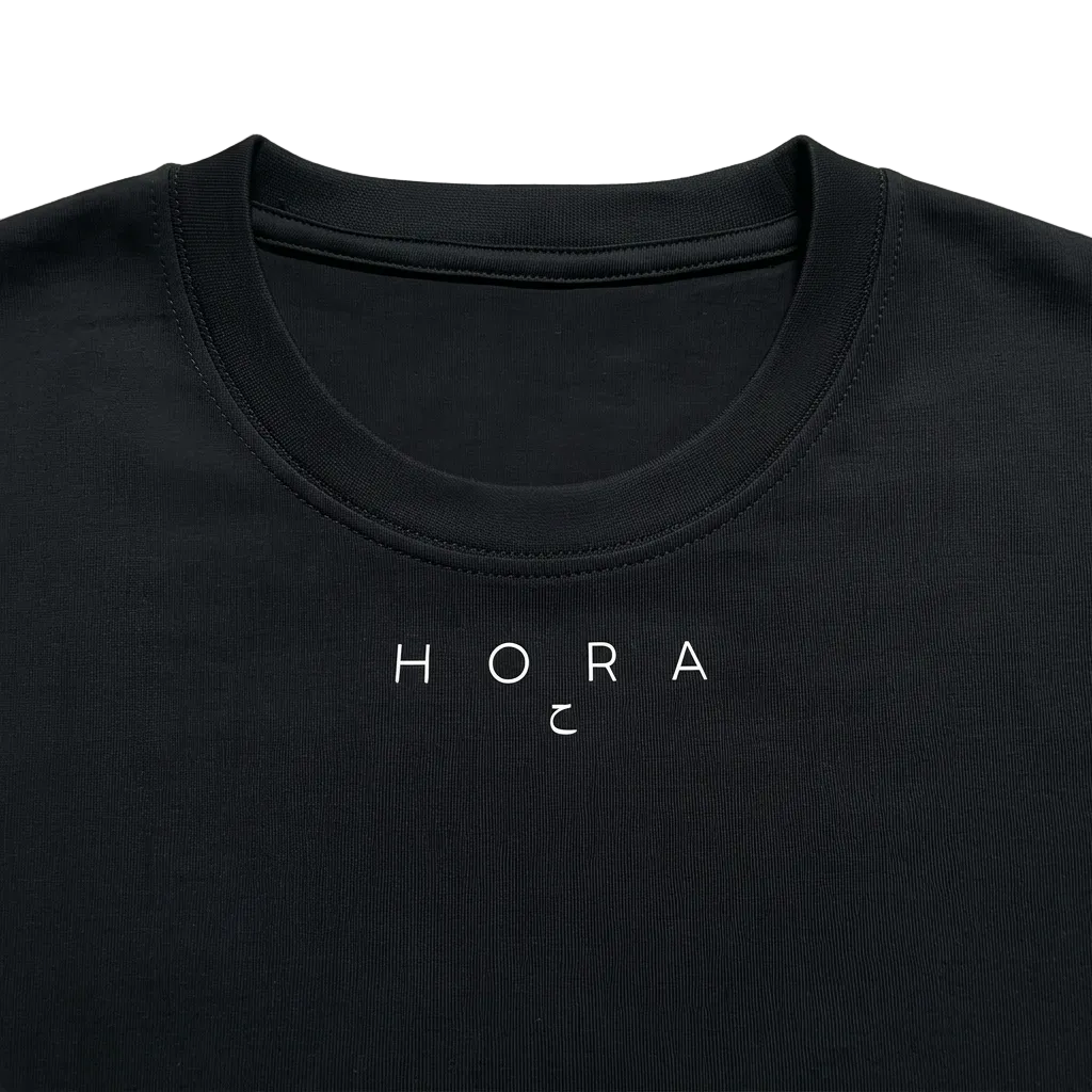 T-shirt HORA° — Noir