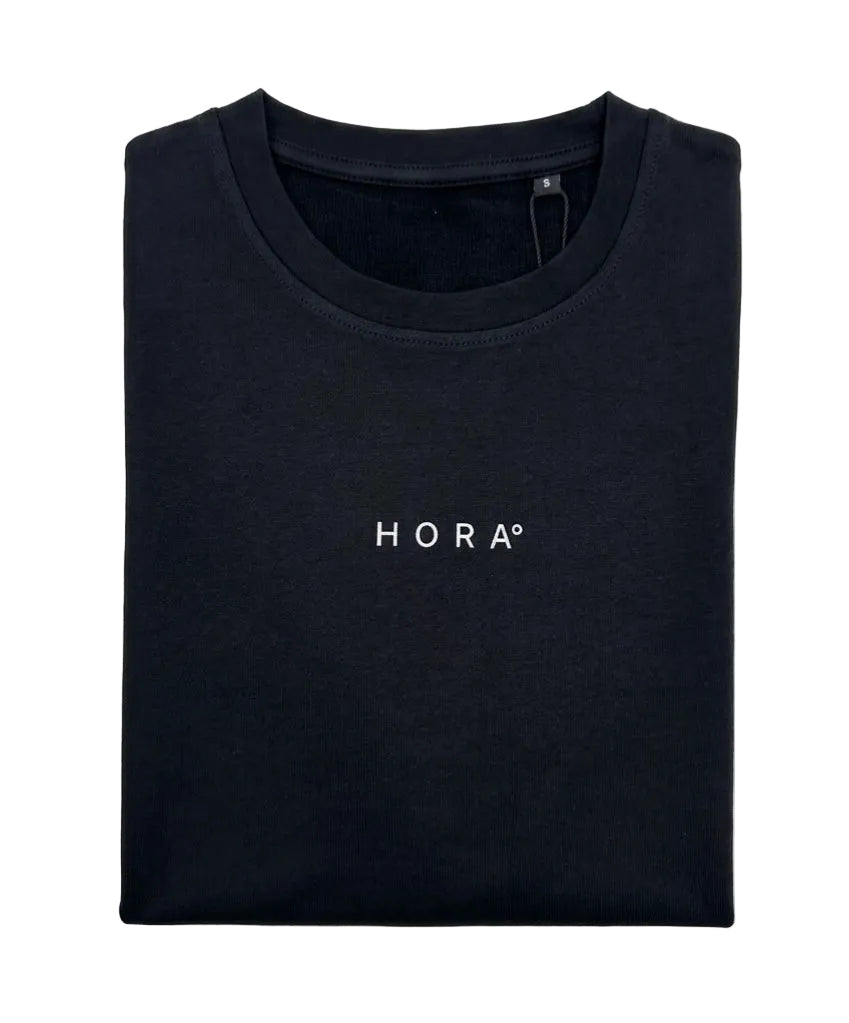 T-SHIRT HORA° — NOIR