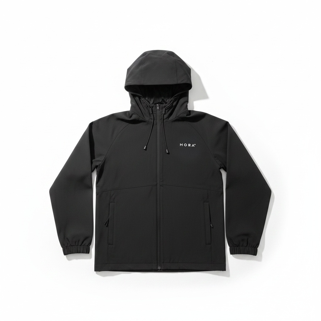 Veste Coupe-Vent HORA° — Noir